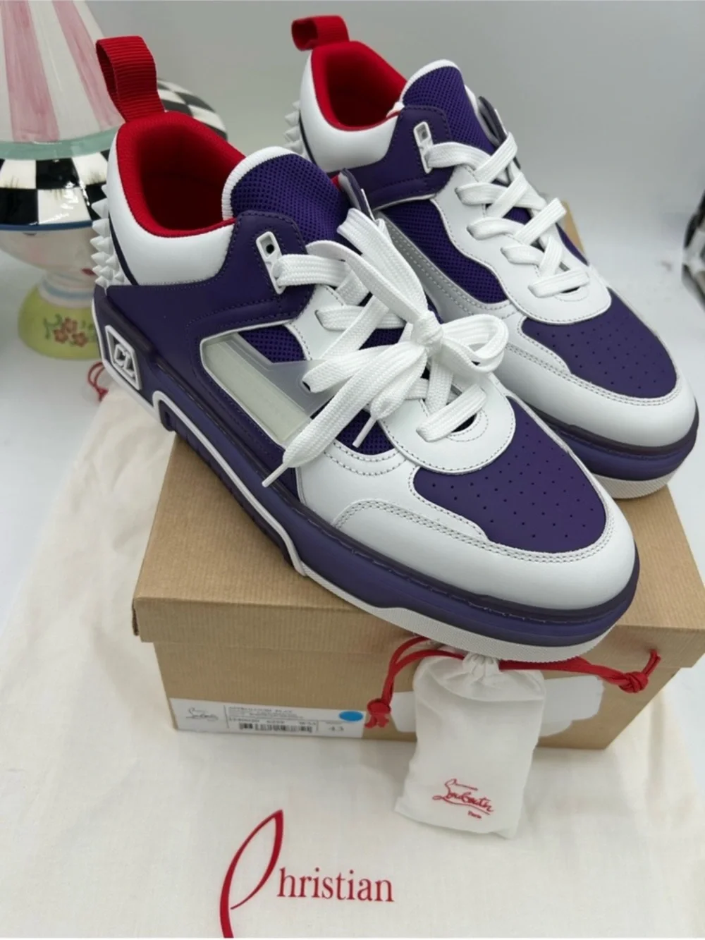 Christian Louboutin men's ASTROLOUBI sneaker . Size 43 - Picture 4 of 9